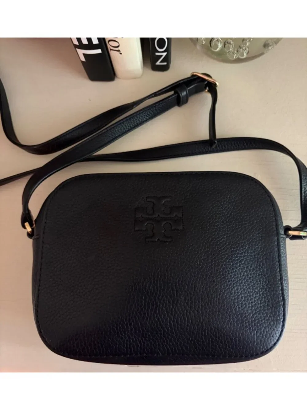 Tory Burch Black Leather Crossbody Bag